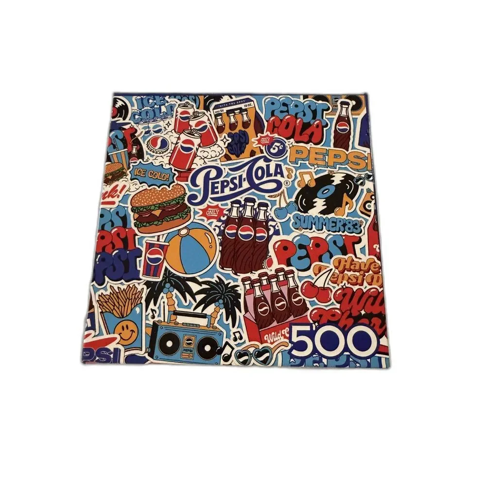 NWT Pepsi Cola Stickers Puzzle by Rose Art Sealed